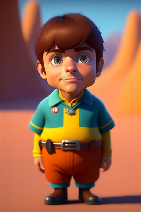 Lexica - Nicolas hulot as a pixar disney character caricature cute from ...