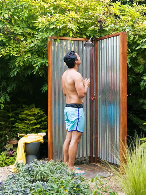 DIY Outdoor Shower - Sunset Magazine