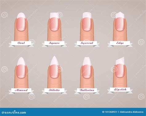 Types Of Nail Shapes Manicure at Lucinda Nicoll blog