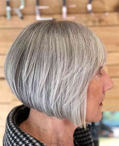 Grey Silver Short Haircuts
