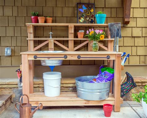 How To Make A Garden Potting Bench at Beth Anker blog