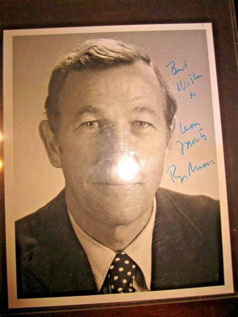 Roger Mudd SIGNED photo 8x10 CBC NBC News Anchor Meet the Press lot ...