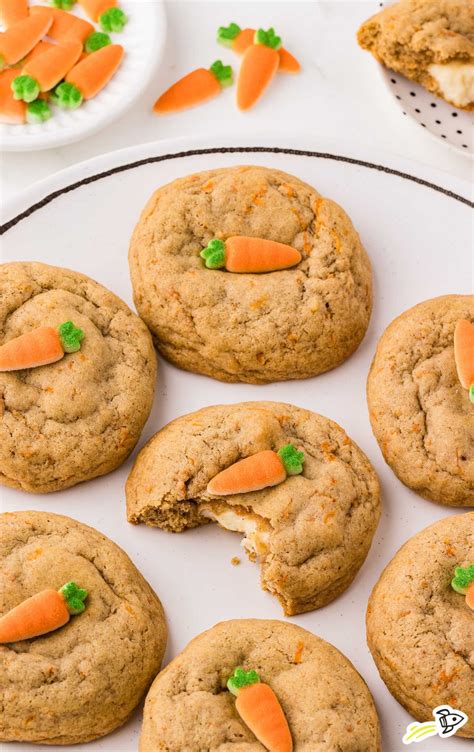 Carrot Cake Stuffed Cookies - Spaceships and Laser Beams