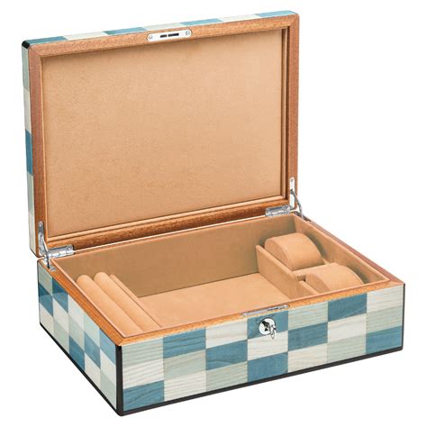 "Bathing in Laguna at Midnight", Rare Mid Century Ceramic Box w/ Male Nudes For Sale at 1stDibs