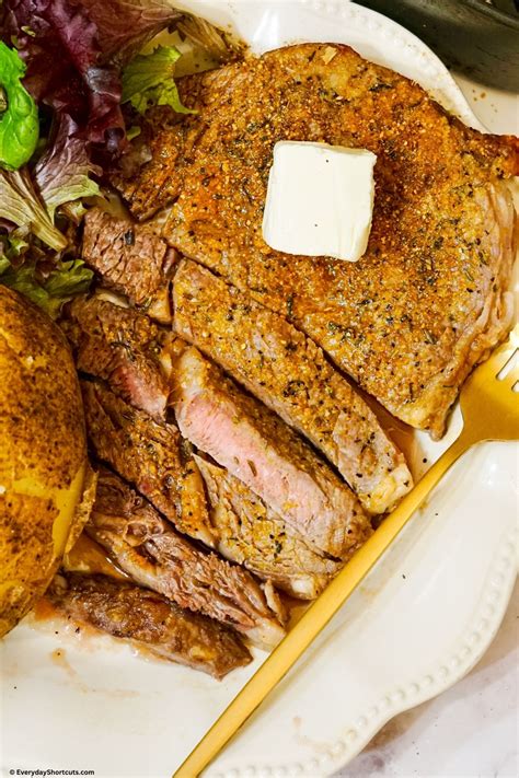 Easy Air Fryer Delmonico Steak - Everyday Shortcuts