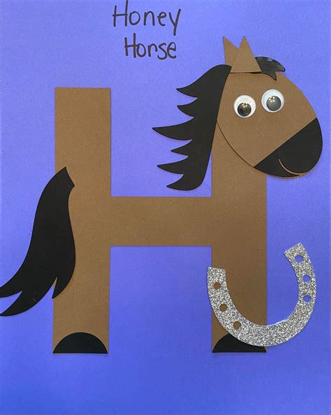 Letter of the week-Letter H-Art Activity Templates- A letter H ...