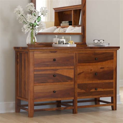 Dressers & Armoires Home & Living Solid Wood 6 Drawer Bedroom Double ...
