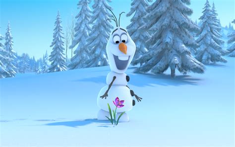 Olaf in Winter Wonderland - Frozen HD Wallpaper