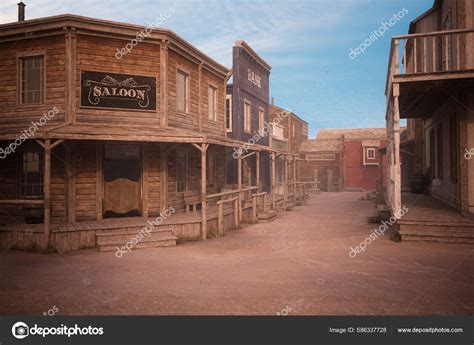 Old West Town Buildings