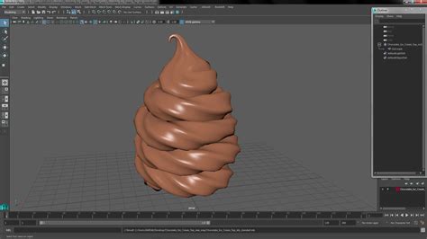 Chocolate Ice Cream Top 3D Model $19 - .3ds .blend .c4d .fbx .max .ma .lxo .obj - Free3D