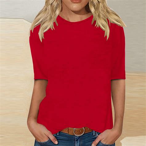 Deals of The Day Clearance Miqool Women's Elbow-Length Sleeve Summer ...