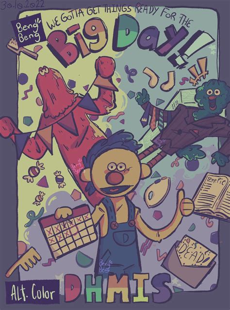 Dhmis fanart Big day | Pósteres retro, Dibujos bonitos, Dibujitos sencillos