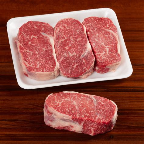 BEEF RIB EYE STEAK BONELESS AMERICAN WAGYU RESERVE PER LB - $32.99 at ...