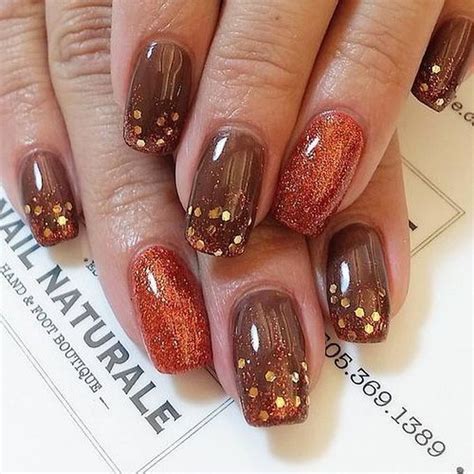 Nail Art With Autumn Colors