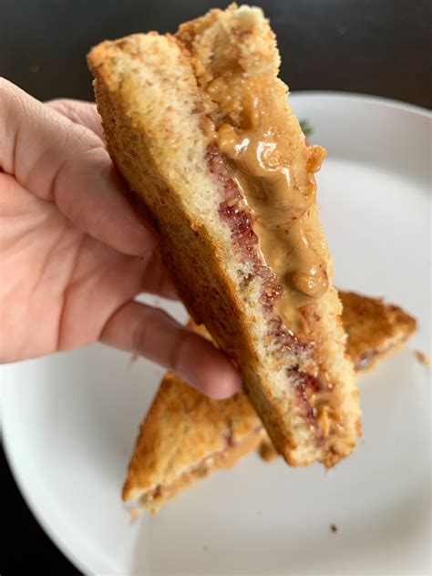 Try This Easy Air Fryer Peanut Butter and Jelly Sandwich