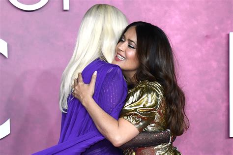 Lady Gaga teases 'House of Gucci' deleted sex scene with Salma Hayek