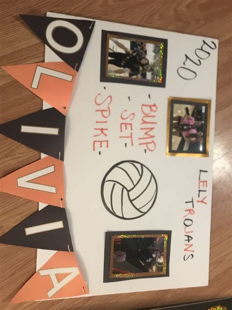 Volleyball Poster Ideas For Senior Night - Classroom Poster Themes