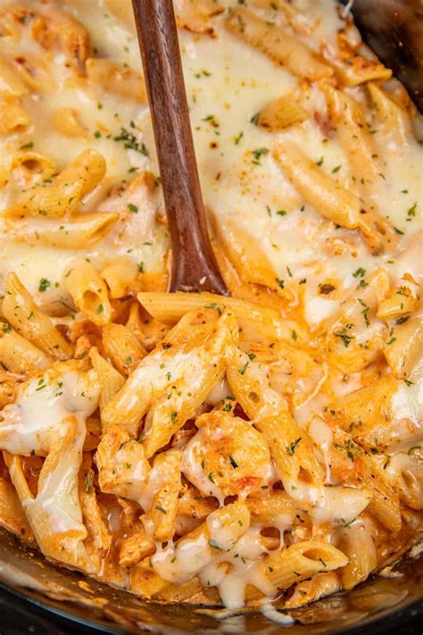 Crock Pot Italian Chicken Pasta - Plain Chicken