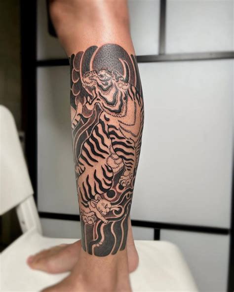 Mens Thigh Half Sleeve Tattoo at Brenda Santo blog