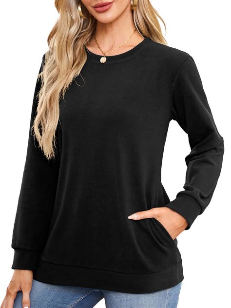 Time and Tru’s Women’s Crewneck Sweatshirt with High Low Hem, 2-Pack ...