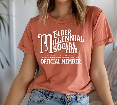 Comfort Colors Elder Millennial T-shirt, Funny Millennial Shirt Birthday Gift for Elder ...