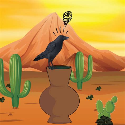 The Thirsty Crow | Story for Kids with Lesson Plan - NutSpace