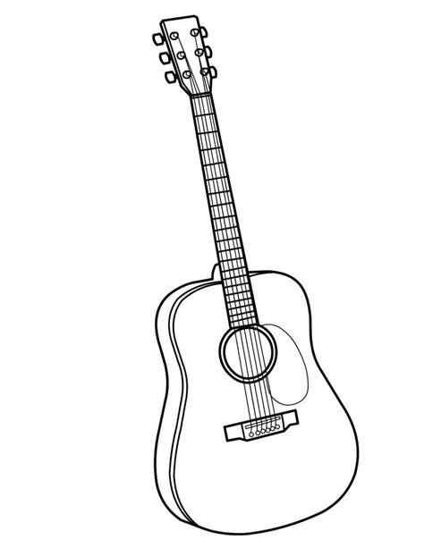 Guitar Drawing Easy at PaintingValley.com | Explore collection of ...