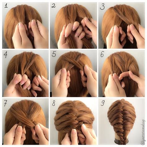 French Fishtail Braid Steps Faux Fishtail Braid: Hair Tutorial