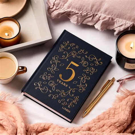 Personalised Five Year Diary By Martha Brook