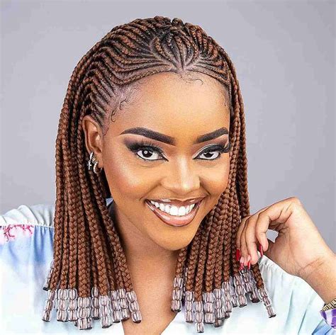 30 Hottest Ghana Braids Hairstyle Ideas for 2023 | Braided cornrow ...