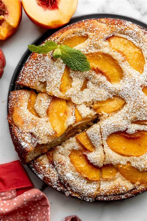 Easy Fresh Peach Cake Recipe
