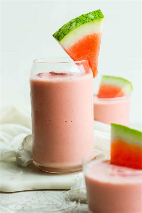 Watermelon Smoothie - The Wooden Skillet