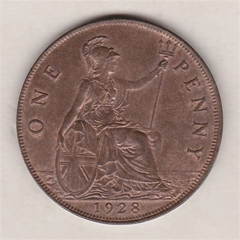 1928 Bronze Penny - George V | Dorset Coin Company