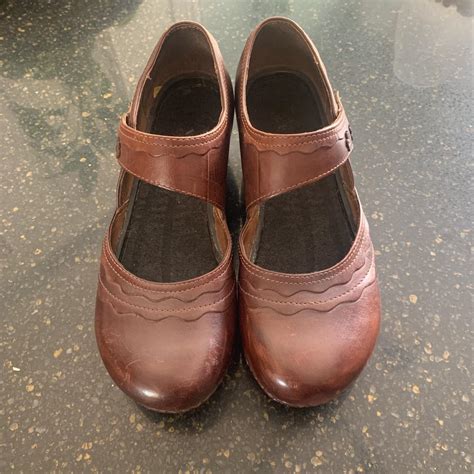 Dansko Women's Brown Clogs | Depop