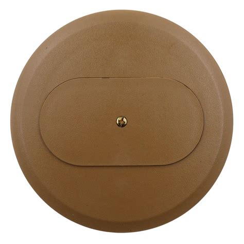 CARLON E97DSC NON-METALLIC DUPLEX OUTLET FLOOR BOX COVER, 5" ROUND, CA ...