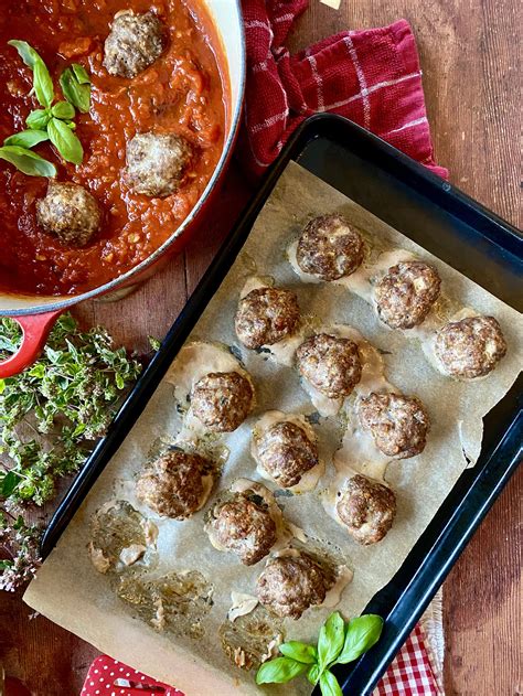 Oven Baked Meatballs No Egg at Herman Dunlap blog