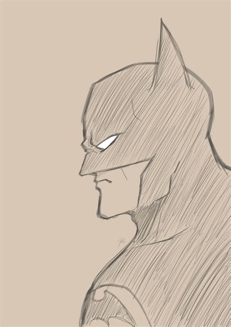 Batman Head Side View