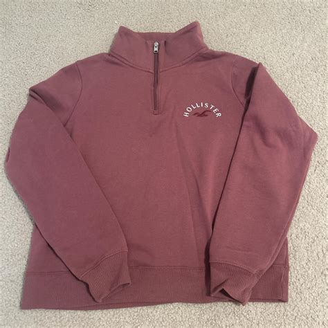 Hollister quarter zip - Depop