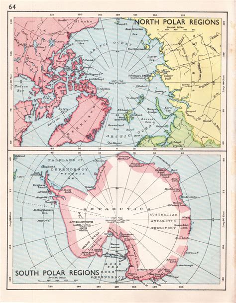 North And South Pole Map
