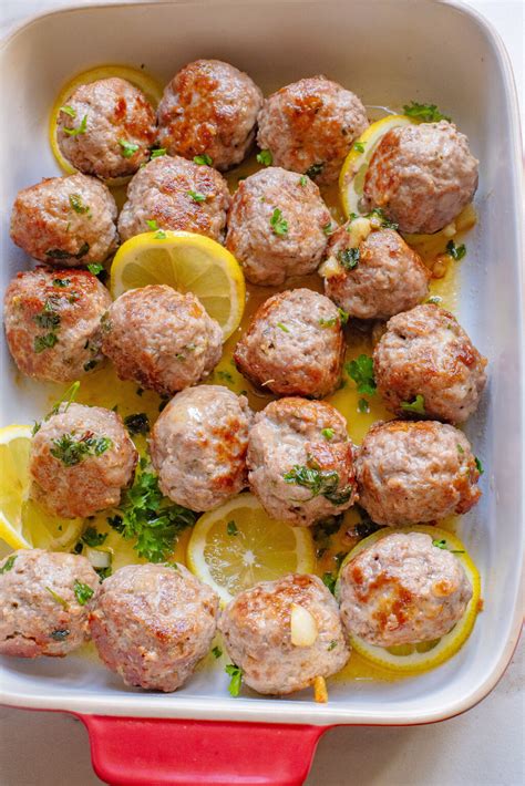 Baked Turkey Meatballs - Recipes From A Pantry