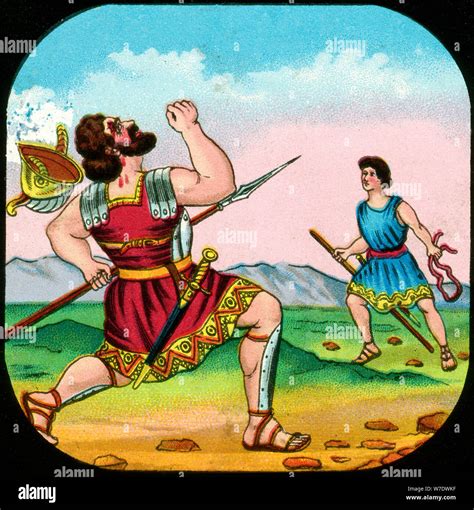 David killing goliath hi-res stock photography and images - Alamy