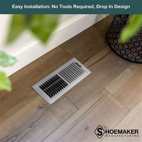 Snapklik.com : Shoemaker 6x10 Floor Register Cement Gray Heavy Duty ...