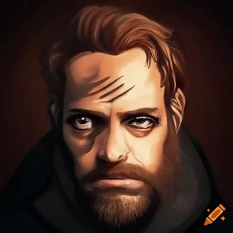 Man with a horse's nose on Craiyon