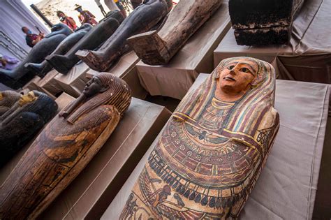 Dozens of ancient coffins unveiled in Egypt
