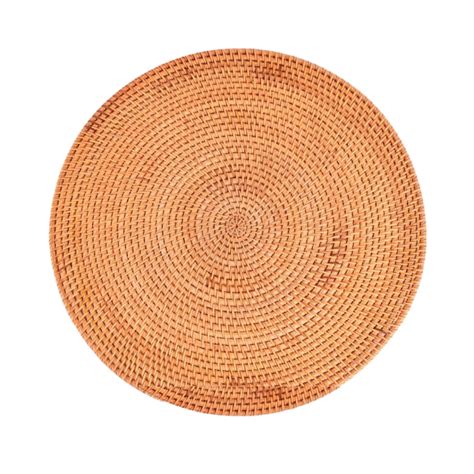 Round Woven Rattan Placemat 35cm (1 unit) - Kitchen Plaza