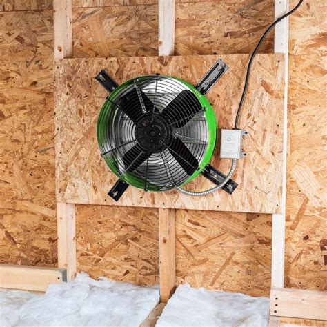 Maxx Air Premium 1,650 CFM Gable Mount Power Attic Fan - RoofingDirect.com