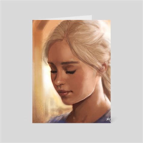 Daenerys Stormborn Targaryen, a card pack by MARK CLARK II - INPRNT