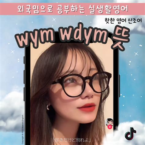 wym wdym 줄임말 뜻 영어 슬랭 알아보기 what you mean, what do you mean 뭐라고 영어로 : 네이버 블로그