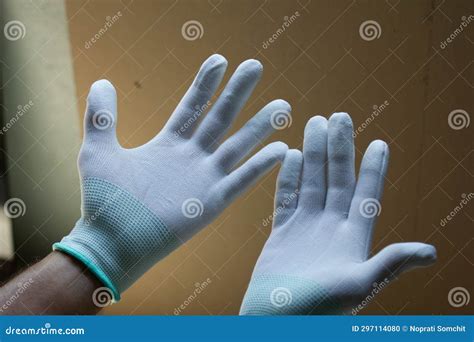 Gloves for cutting glass stock photo. Image of sharp - 297114080
