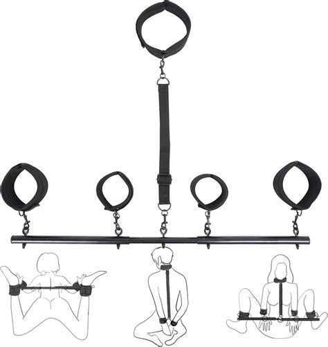 Amazon.com: Spreader Bar Sex Toys with Wrist and Ankle Collar Restraint ...